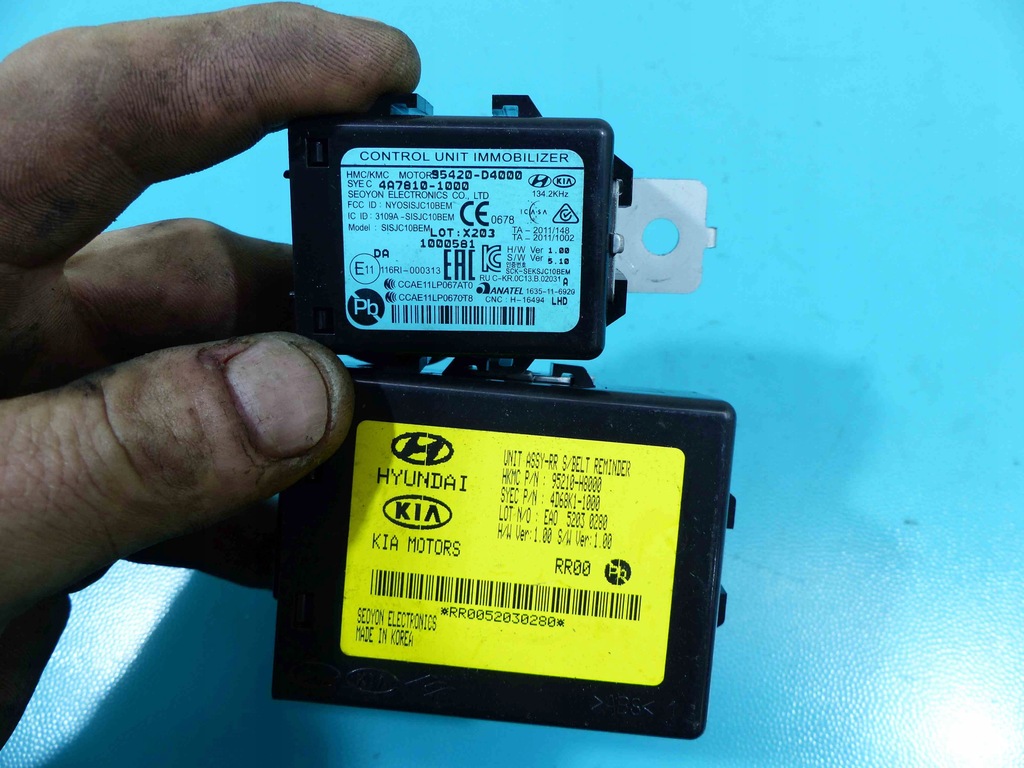 фото №11, Бортовий комп'ютер набір kia stonic 17-20 1.2 16v