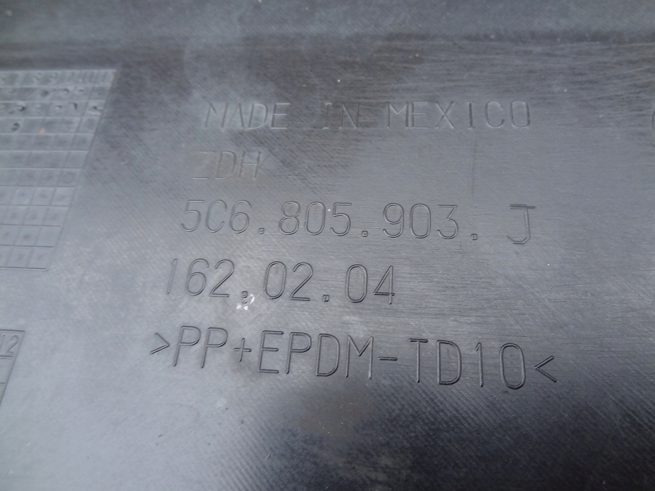 фото №8, Спойлер спойлер dół бампера перед 5c6805903j vw jetta