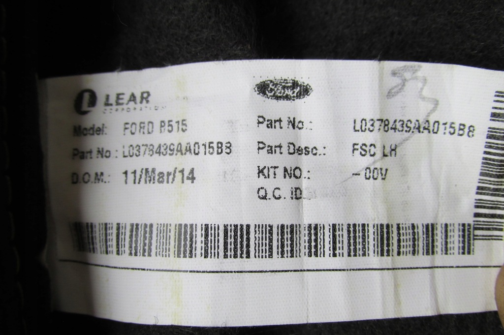 фото №9, Сиденье сиденье перед правое левая кожа ecosport