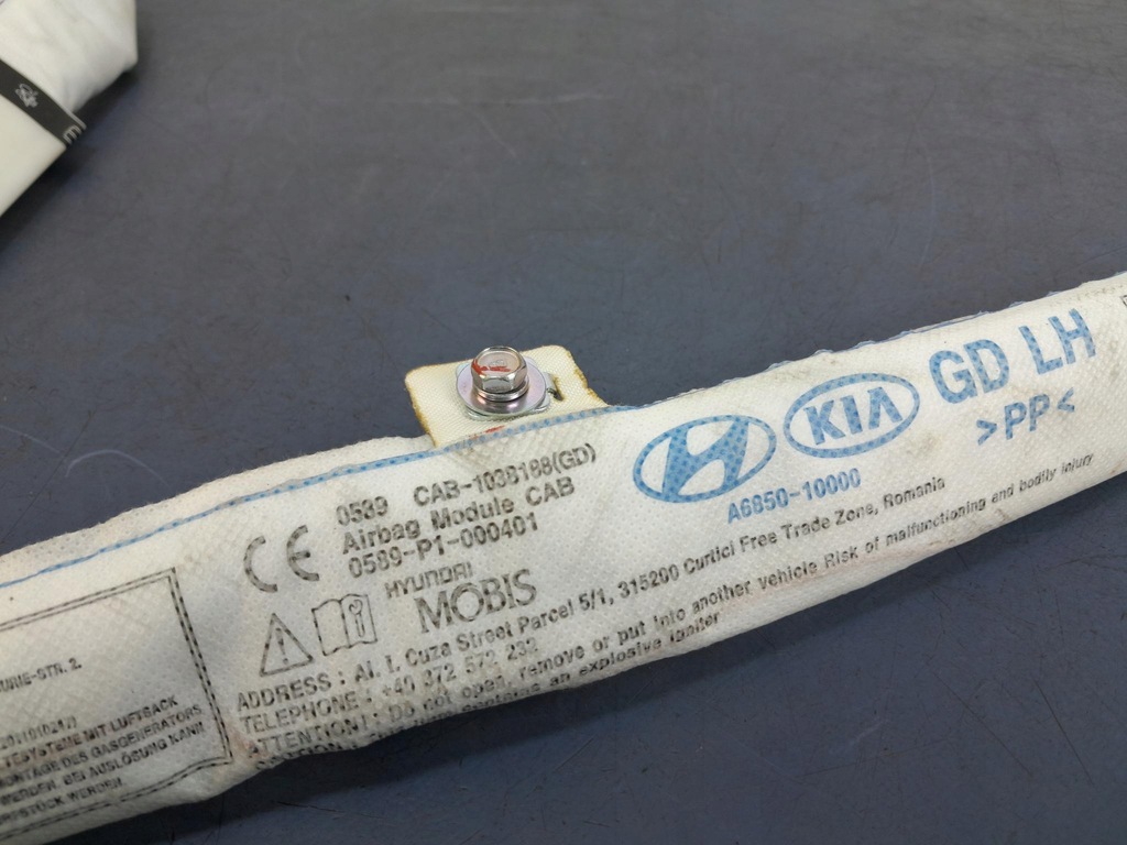 фото №5, Hyundai i30 ii hb подушка безопасности шторка безопасности левая a6850-10000