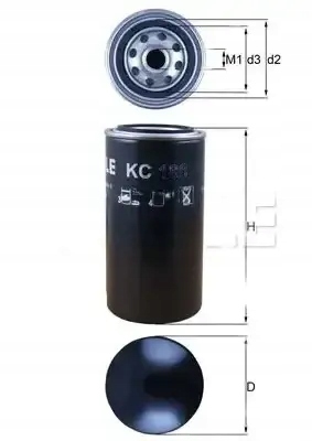 Купити Фільтр пального kc 188 knecht