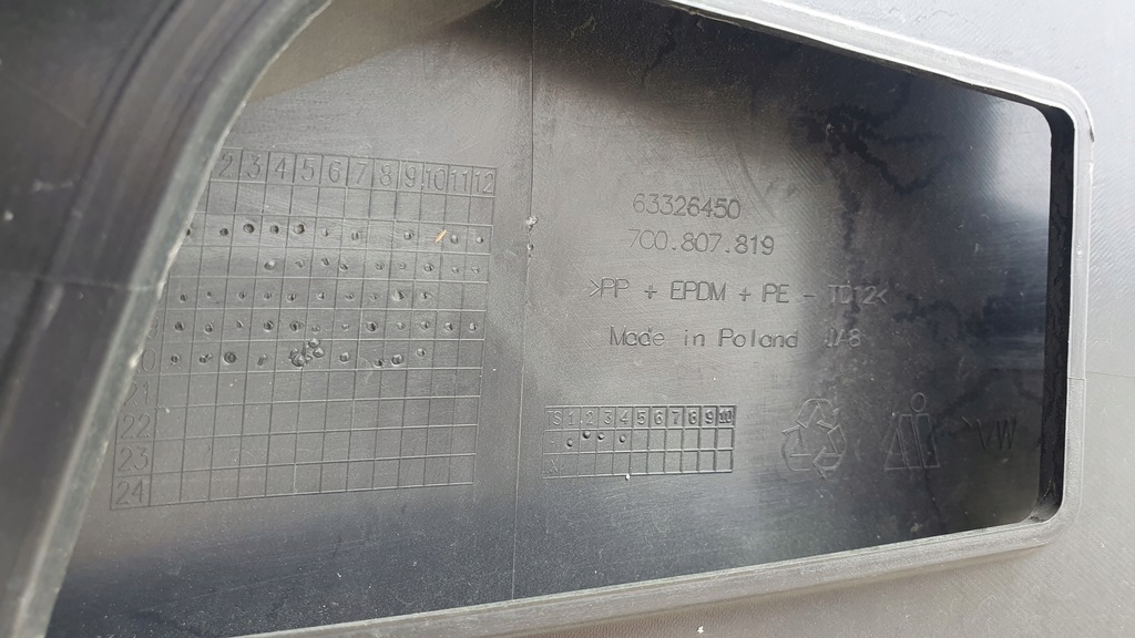 фото №11, Vw crafter ii 16- бампер перед оригинал