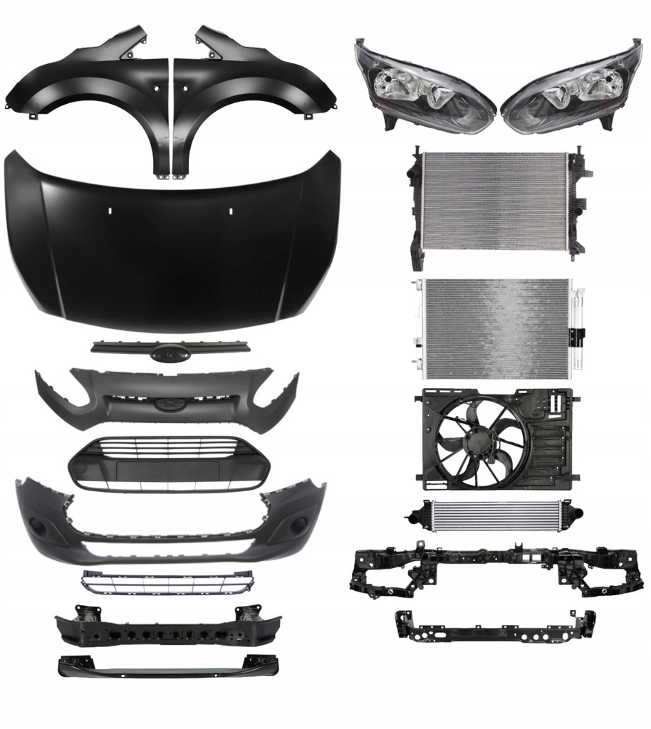 фото №1, Ford transit tourneo connect 13- бампер pas