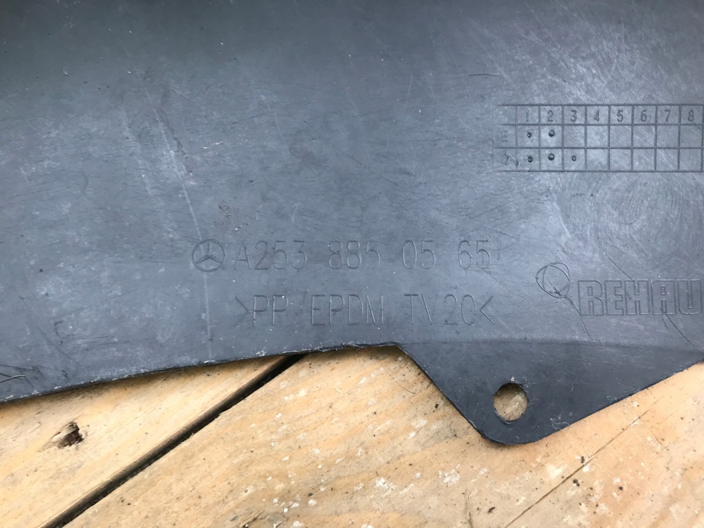 Спойлер бампера перед mercedes w253 glc Недорого