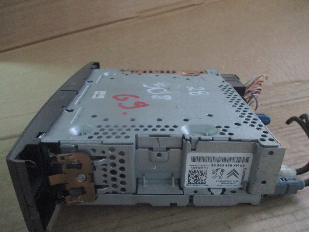 фото №3, Радіо радіопрогравач mp3 peugeot 308 t7 96660458xh