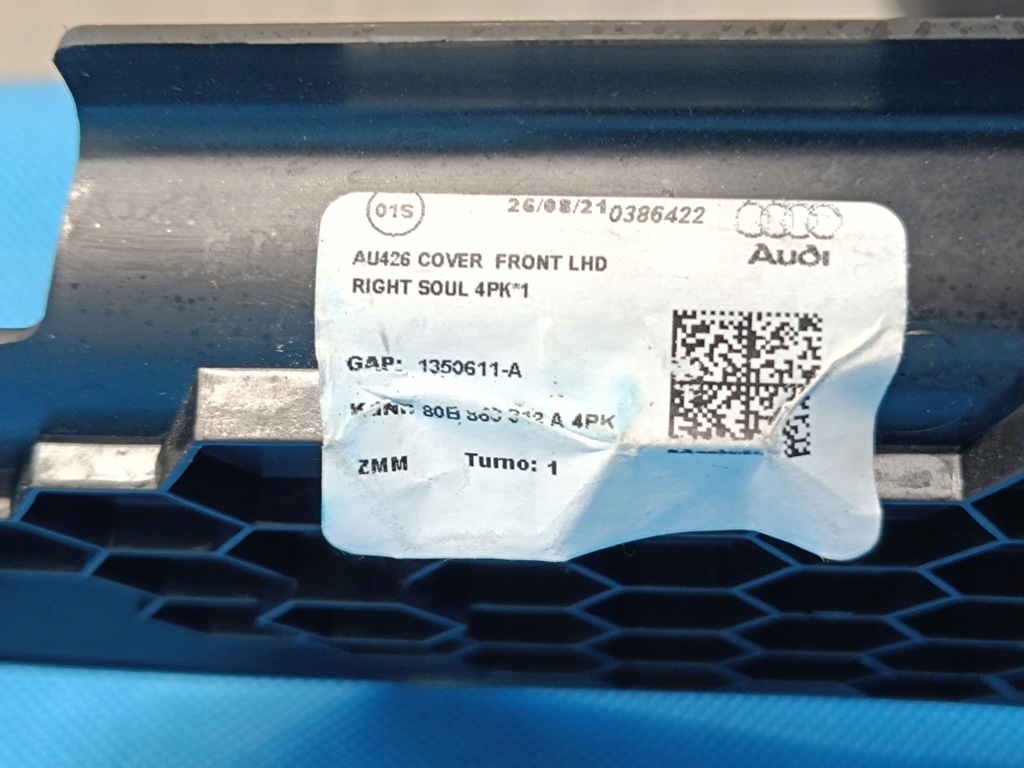 фото №14, Audi q5 fy lift 2.0 tdi 150kw 2022 r туннель средний 80b863241a 80b863241