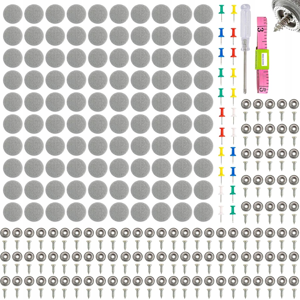 фото №1, Набор ремонтный do потолочный автомобильный светло-серый do ремонта 100szt