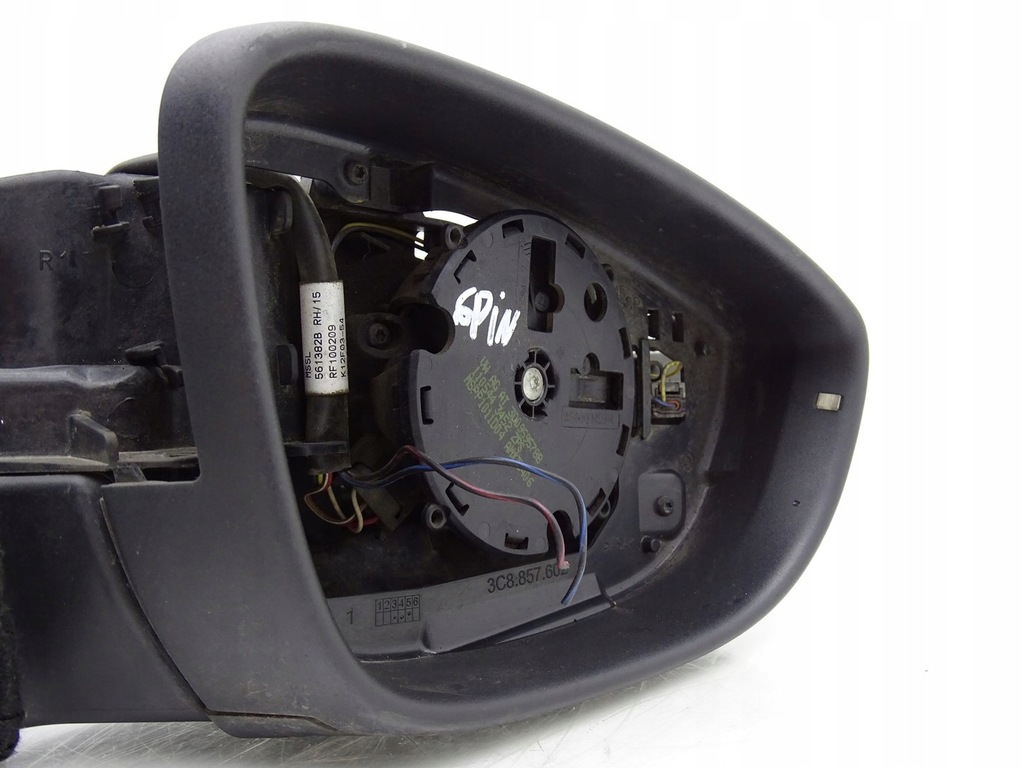 фото №6, Зеркало правое правый перед vw passat cc 3c8 6 pin