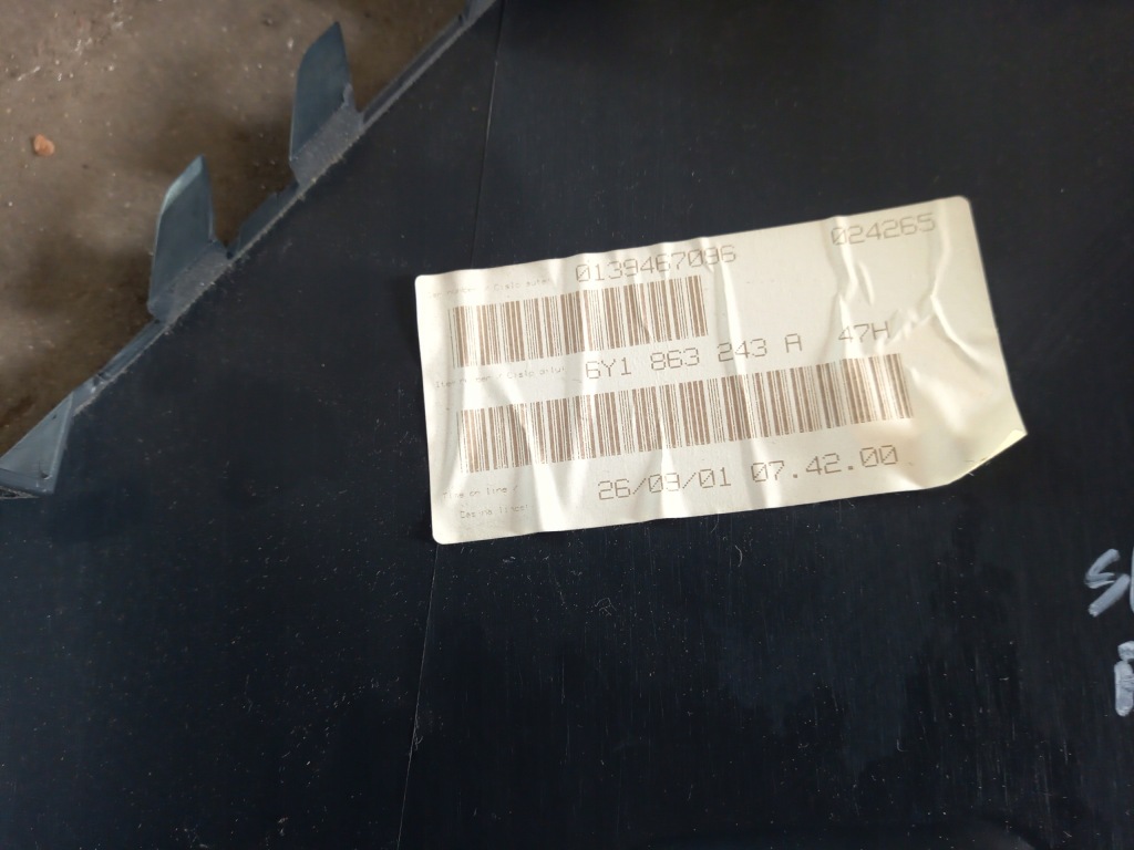 фото №8, Захист тунель середнього skoda fabia 6y1863243a 046241