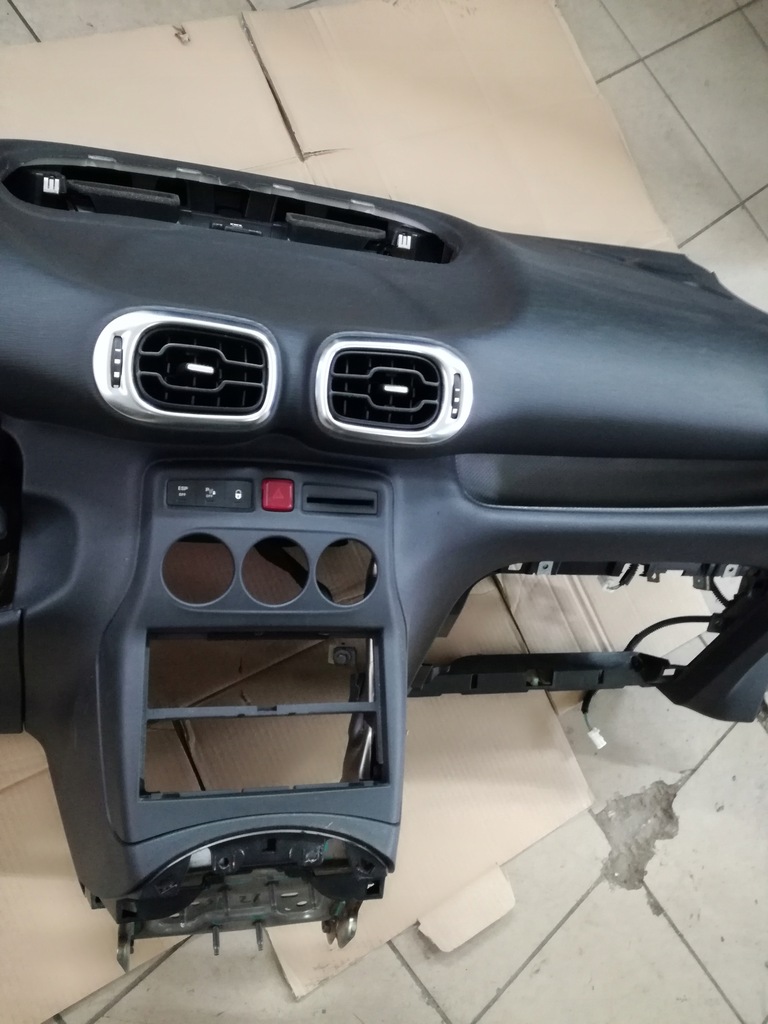 фото №5, Citroen c3 picasso i приборная панель приборная консоль подушка подушка безопасности пассажира