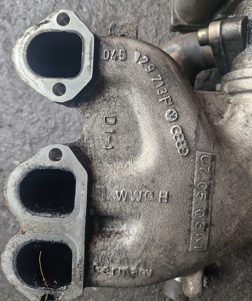 фото №4, Колектор всмоктуючий з радіатор вихлопних газів egr vw polo 9n