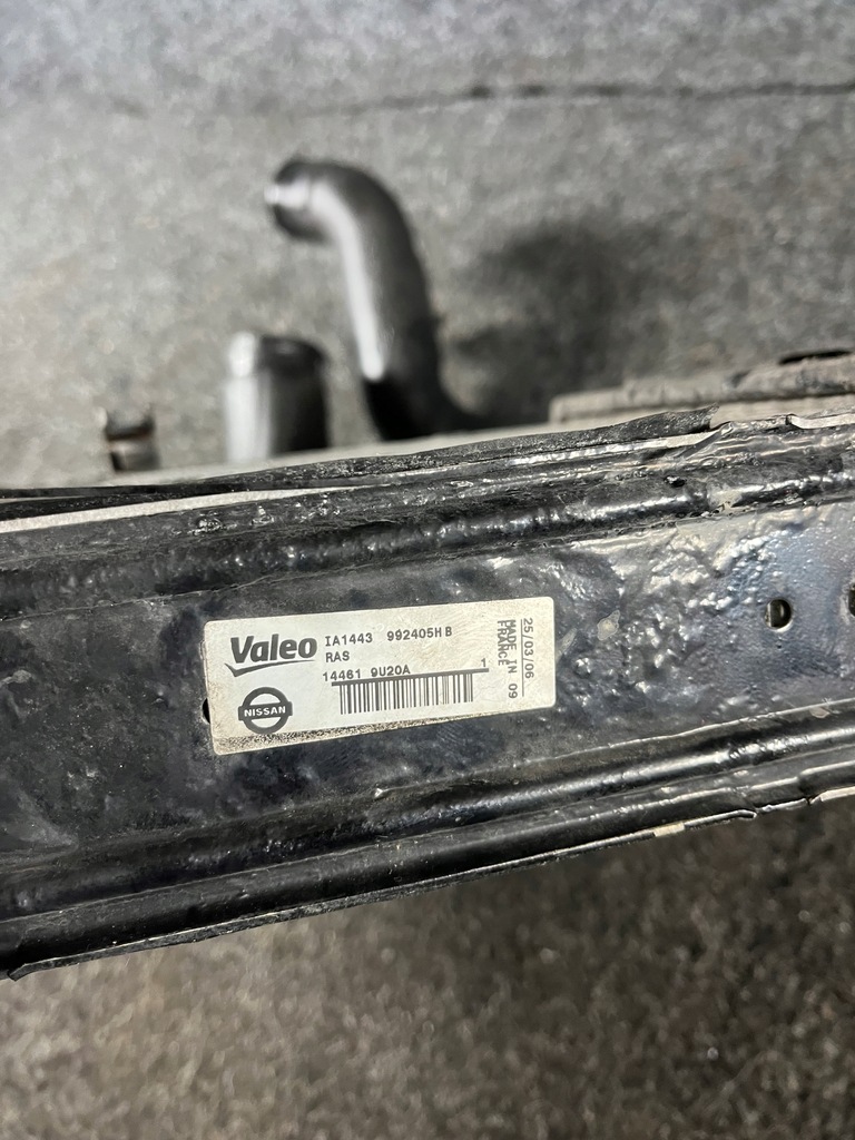 фото №8, Nissan note e11 1.5 dci інтеркулер радіатор повітря 14461 9u20a