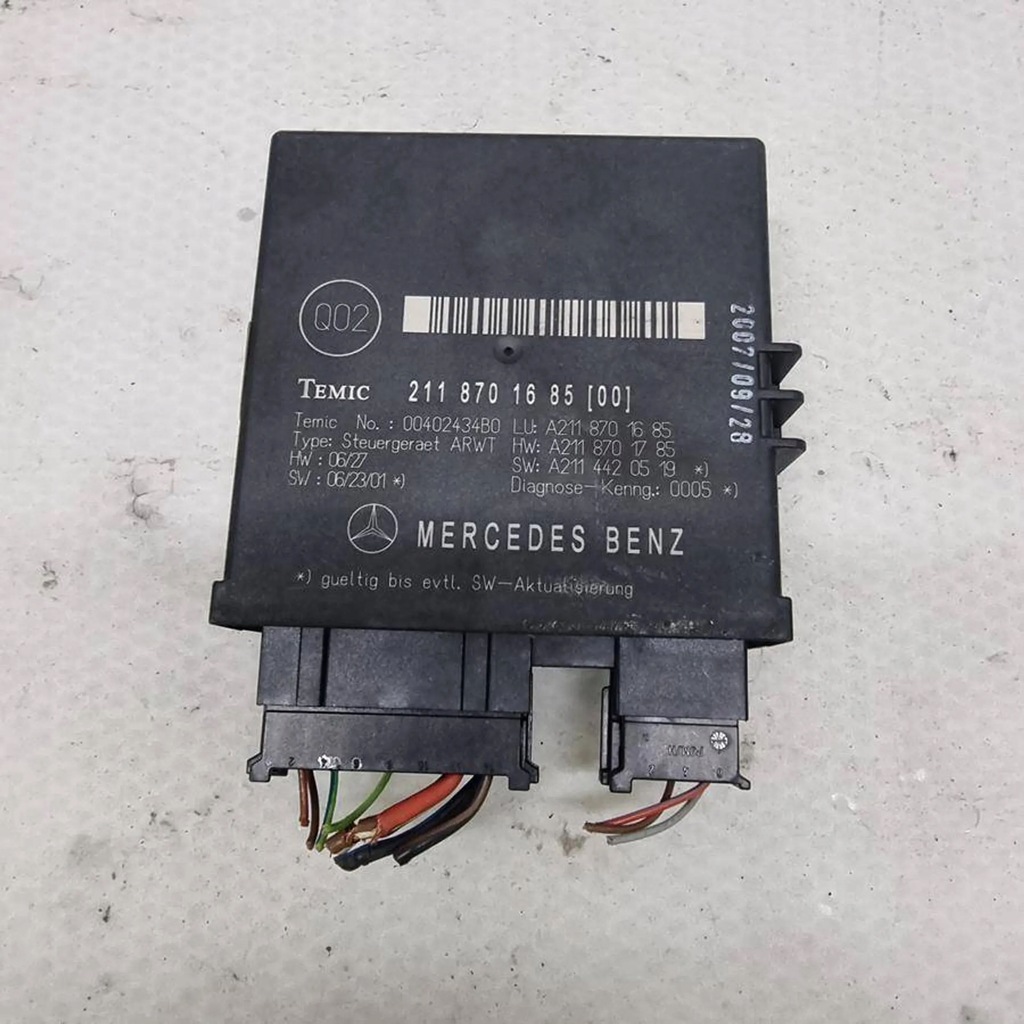 фото №1, Модуль крышки mercedes w211 a2118701685