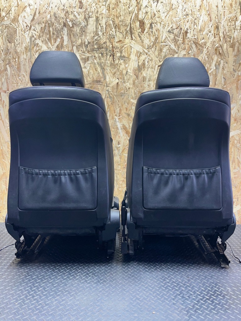 фото №15, Комплект сидіння заднє сидіння обшивки оббивка czarna шкіра europa bmw e61 gr