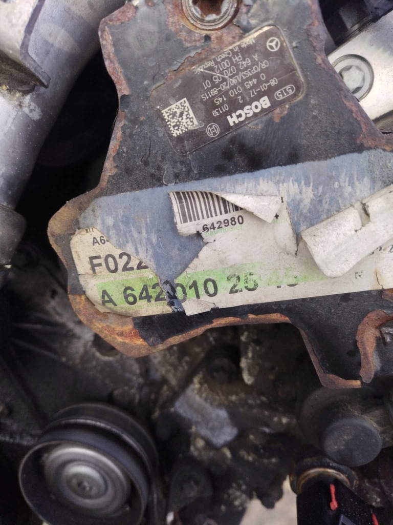 фото №9, Двигатель chrysler 300 jeep wk mercedes 3.0 crd kompletny a642.980 642980 x