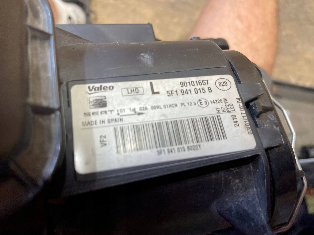 фото №16, Seat leon iii 3 lift 16-20 лампа ліва перед передня