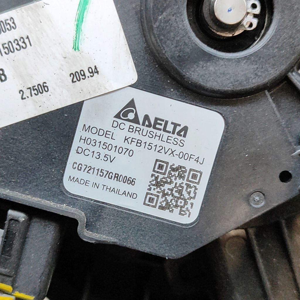 фото №7, Tesla model y 2021 вентилятор обдув / воздуходувка