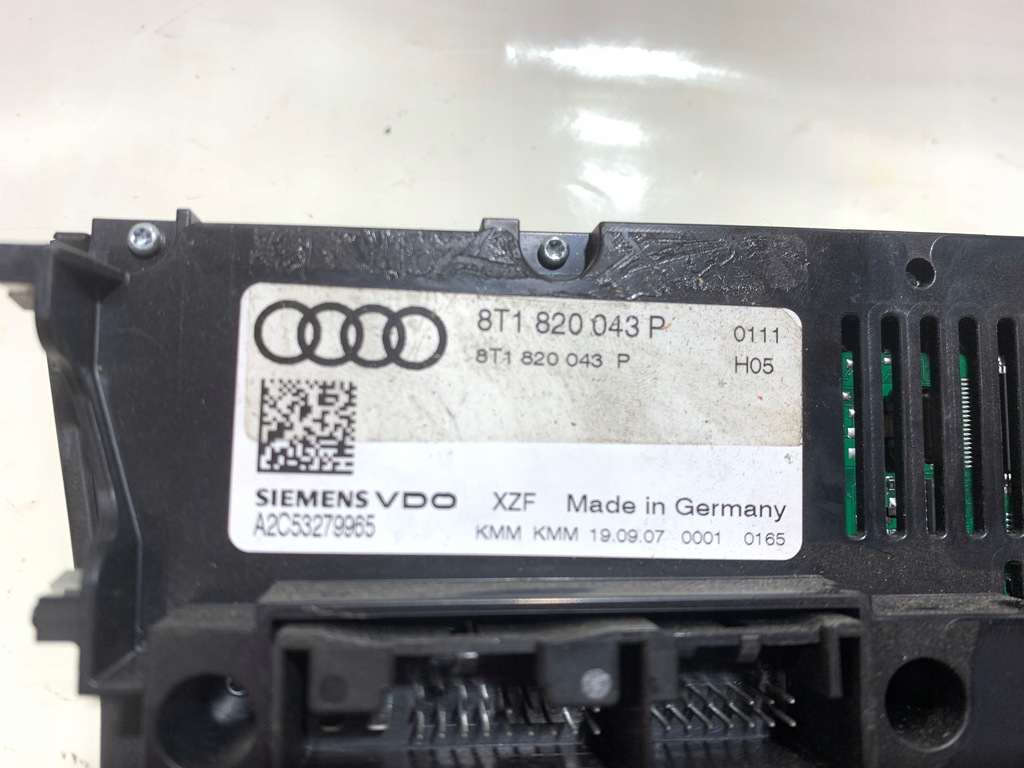 фото №11, Audi панель кондиционер 8t1820043p