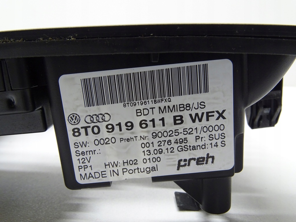 фото №11, Панель керування mmi перемикач navi радіо 8t0919611b audi a5 8t