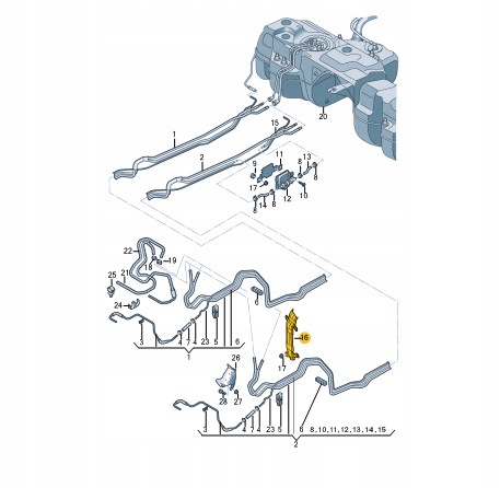 Купити Audi q7 4m fuel line lower cover 4m0201192g original