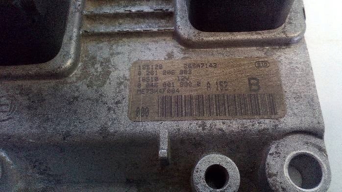 Бортовой компьютер двигателя fiat brava 1,2 b 2001r 0261206983 с Разборки
