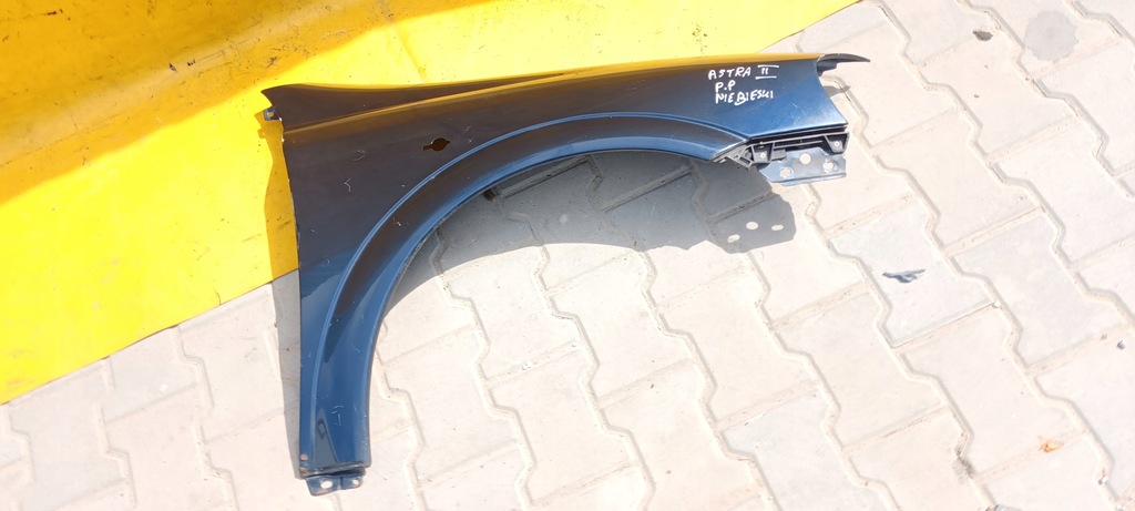 фото №10, Крыло правый opel astra ii лак niebieski