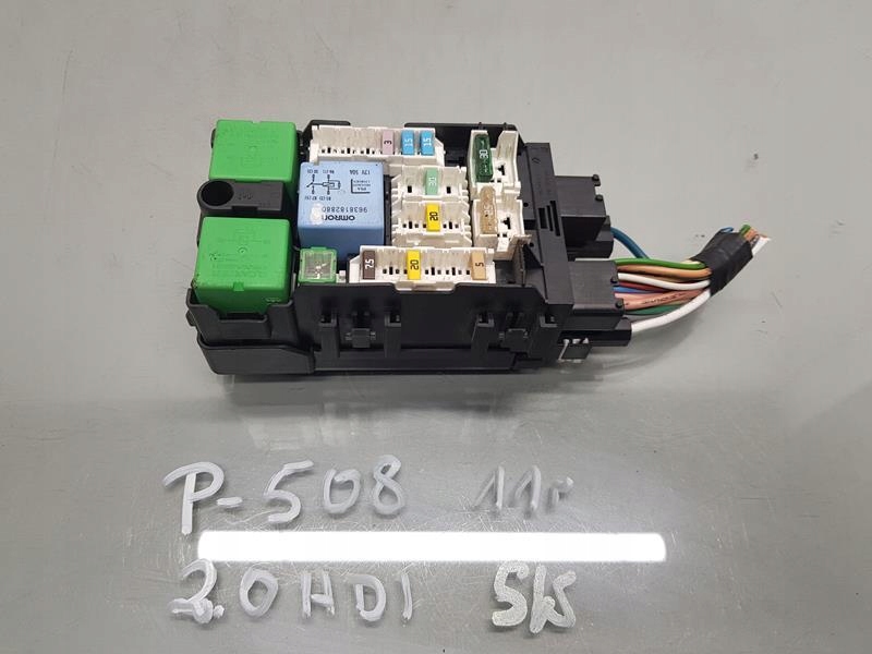 фото №1, Коробка предохранителей 508 i 2.0 hdi 9665492680