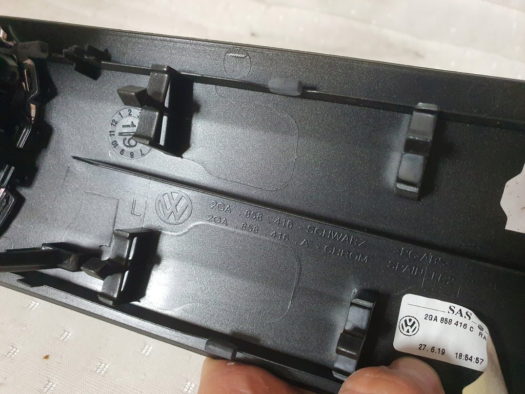 фото №6, Dekor молдинг консоли vw t-roc решётка обдув