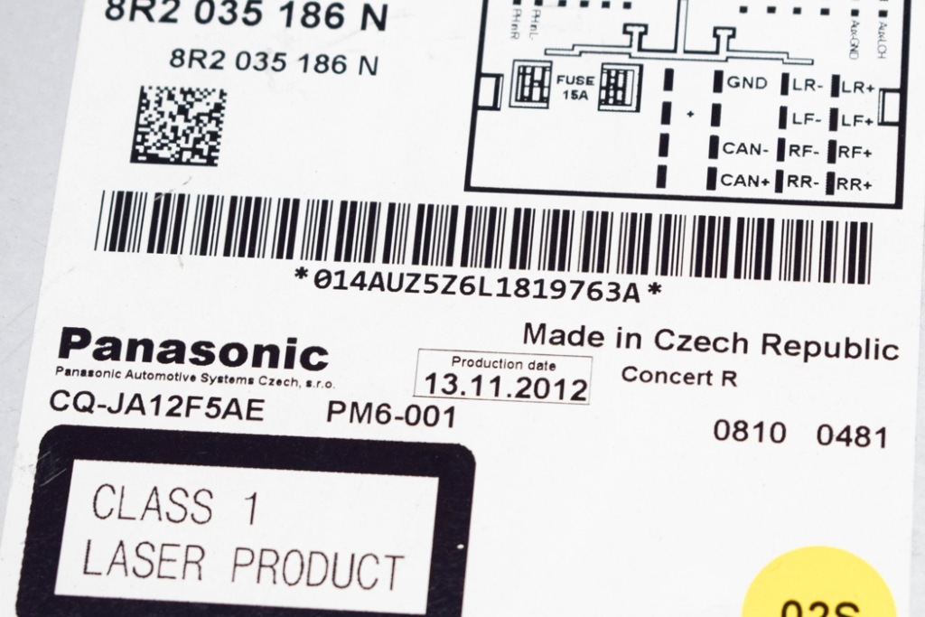 фото №6, Audi a5 sportback 8t8 cd радио стерео player блок главная rhd 8r2035186