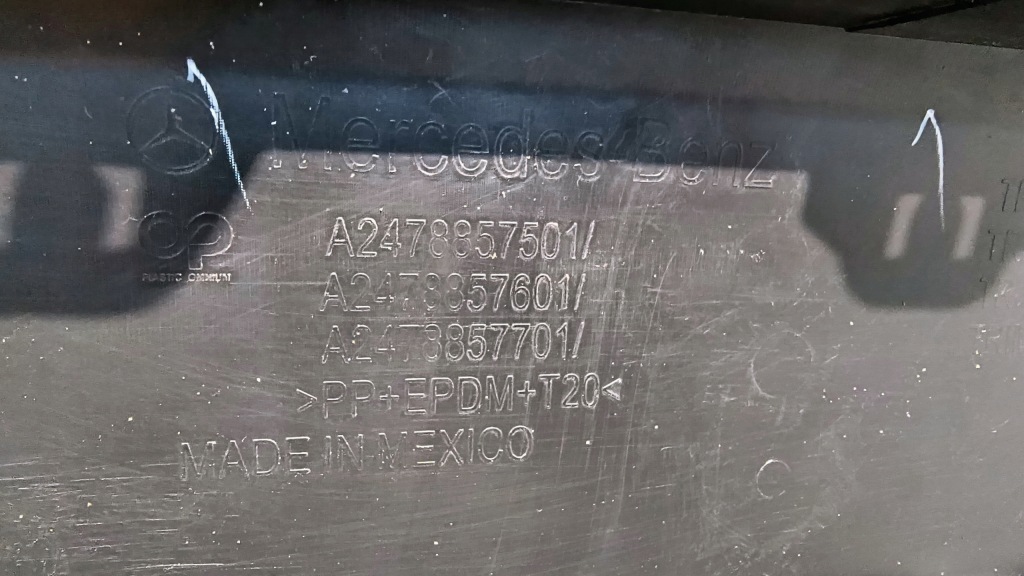 фото №13, Бампер задняя задний диффузор mercedes glb x247 w247 19-22