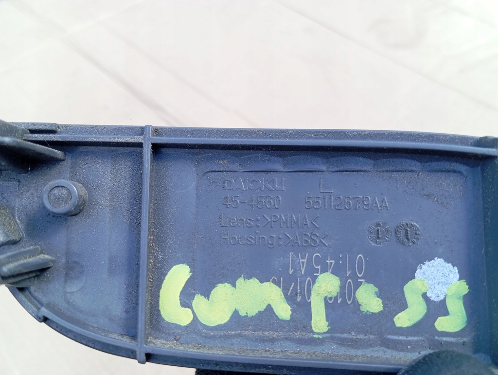 фото №9, Jeep compass ii 17-25r usa відбивач бампера задня лівий задній лампа w бампер