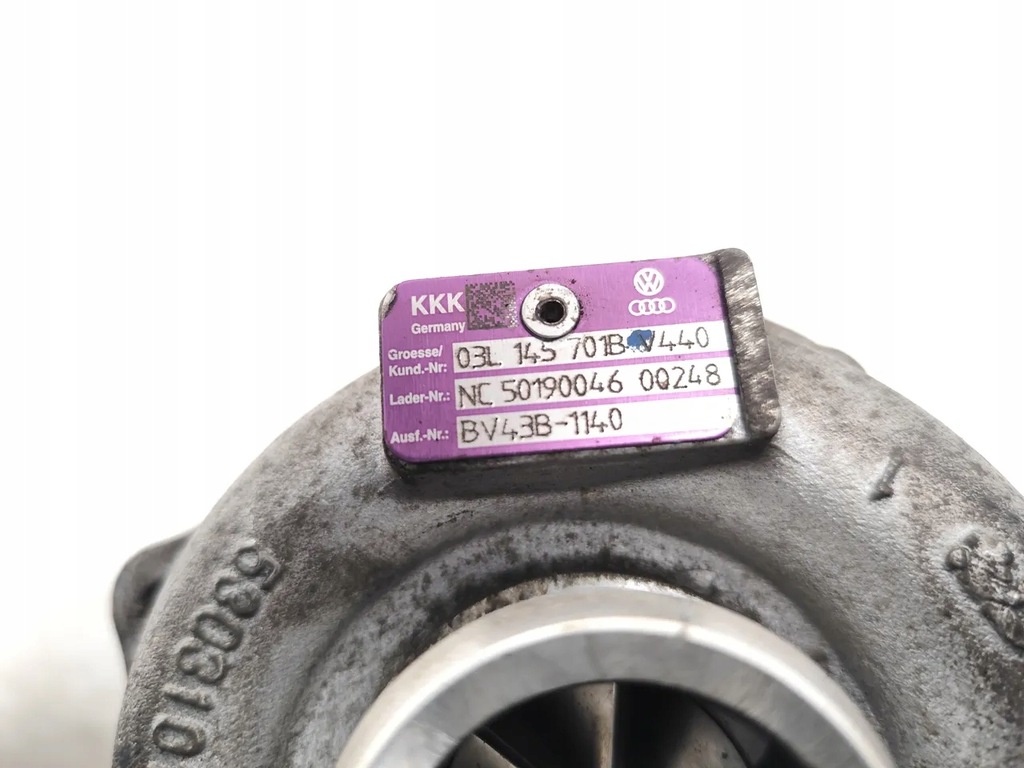 фото №7, Seat exeo турбіна 2.0 tdi дизель 105kw 143 hp 03l145701b 2009 estate