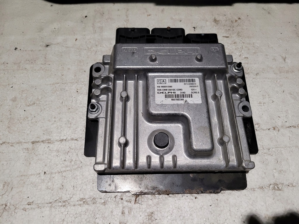 фото №1, Бортовой компьютер двигателя psa 9667082380