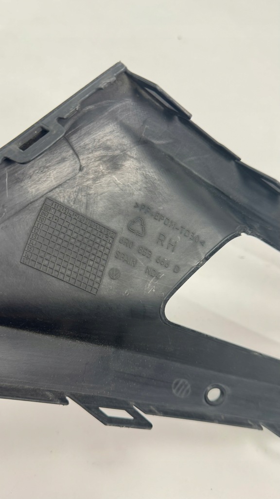 фото №12, Vw polo v 2009 - 2014 решітка бампера перед правий 6r0853666d