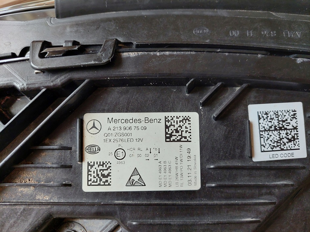 фото №10, Левая - full led - mercedes e klasa w213 - lift