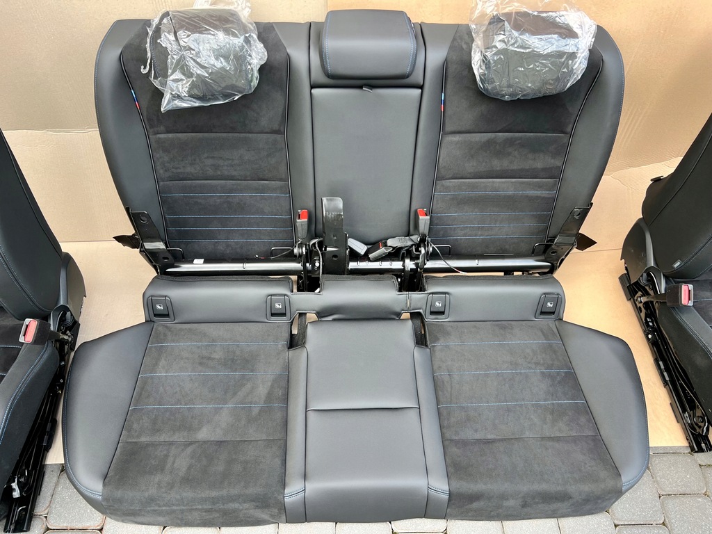 фото №5, Bmw x1 u11 сидіння сидіння заднє сидіння шкіра обшивки тунель комплект m-pakiet nowe