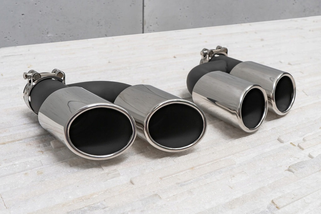 фото №11, Audi a4 b9 2015+ наконечник вихлоп stylizacja na s4 комплект 2 szt