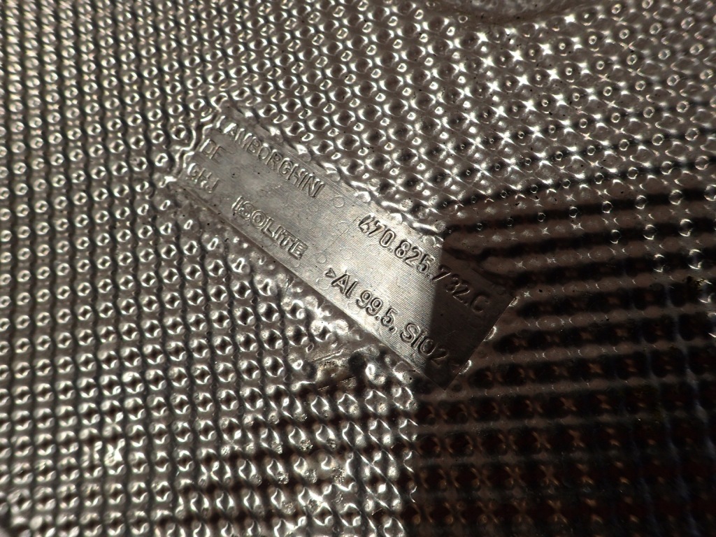 фото №2, Lamborghini aventador lp710 защита тепловая лист 470825732c