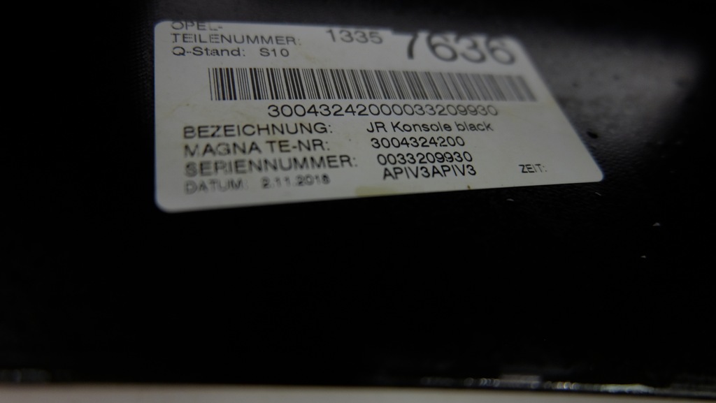 фото №9, Opel adam s тунель середній