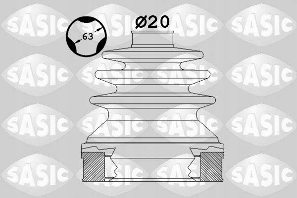 фото №2, Sasic 1900003 набір захист, система кермовий