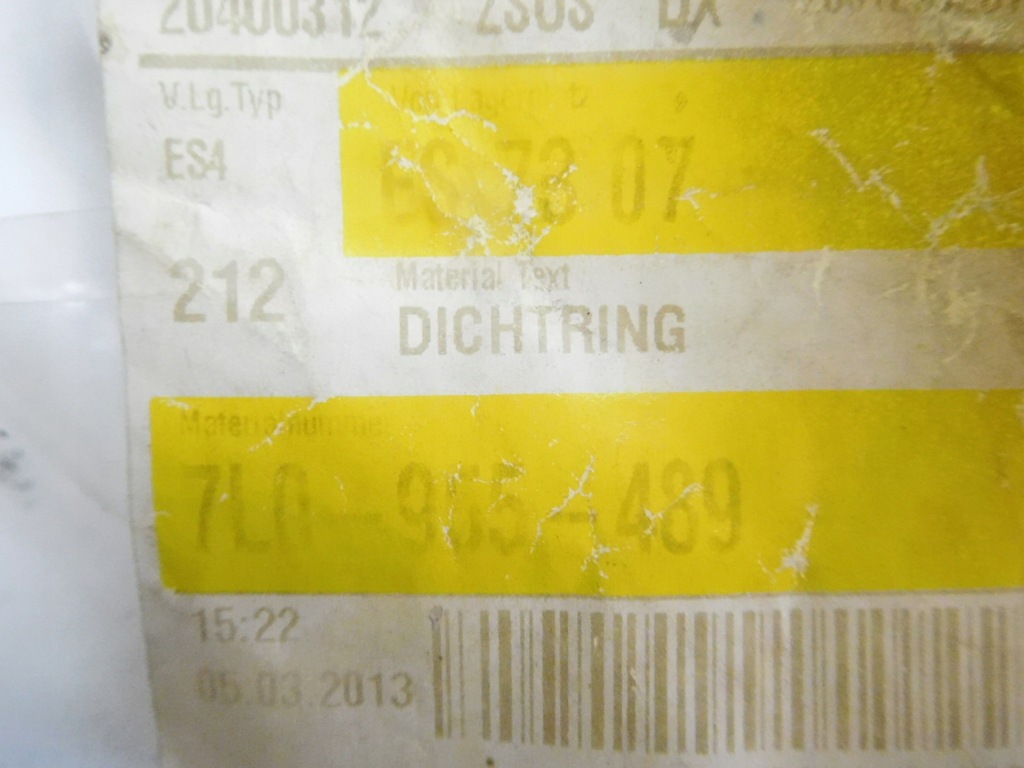 фото №8, Оригинальный номер vag прокладка трубка vw transporter 12-