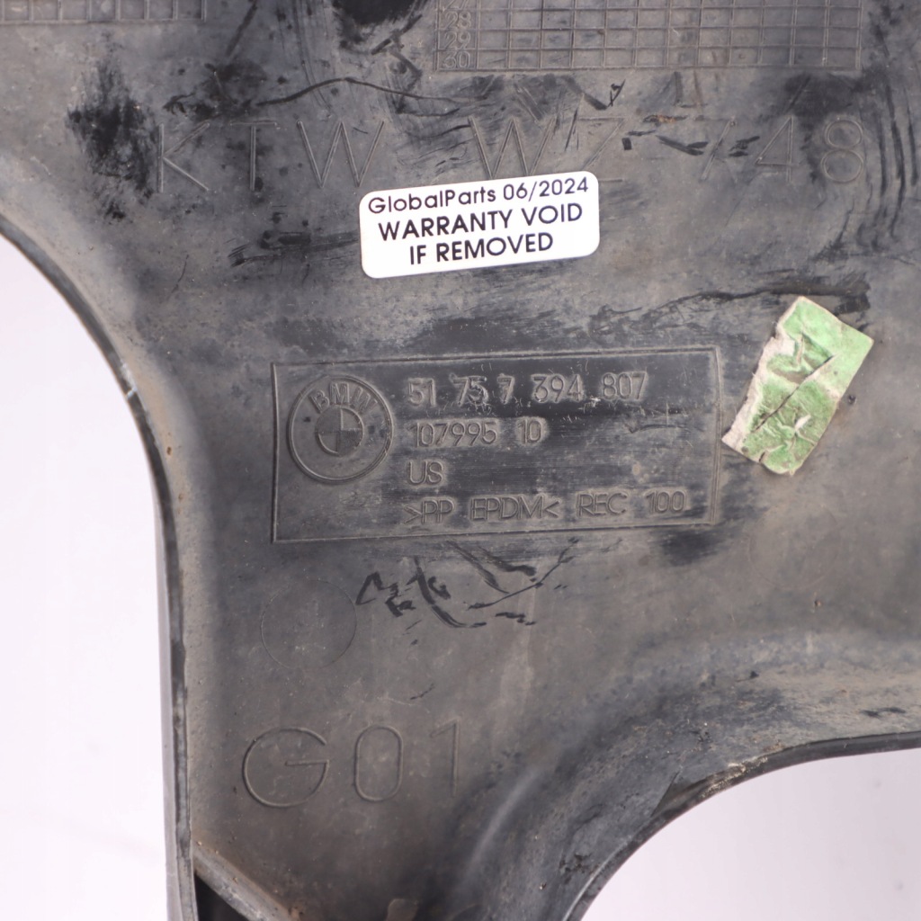 Bmw x3 g01 x4 g02 захист молдинг рейки рульового управління редуктор ліва передня 7394807 Ціна