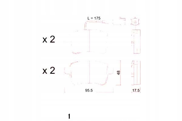 фото №1, Zimmermann тормозные колодки тормозной. alfa romeo giulietta 10-