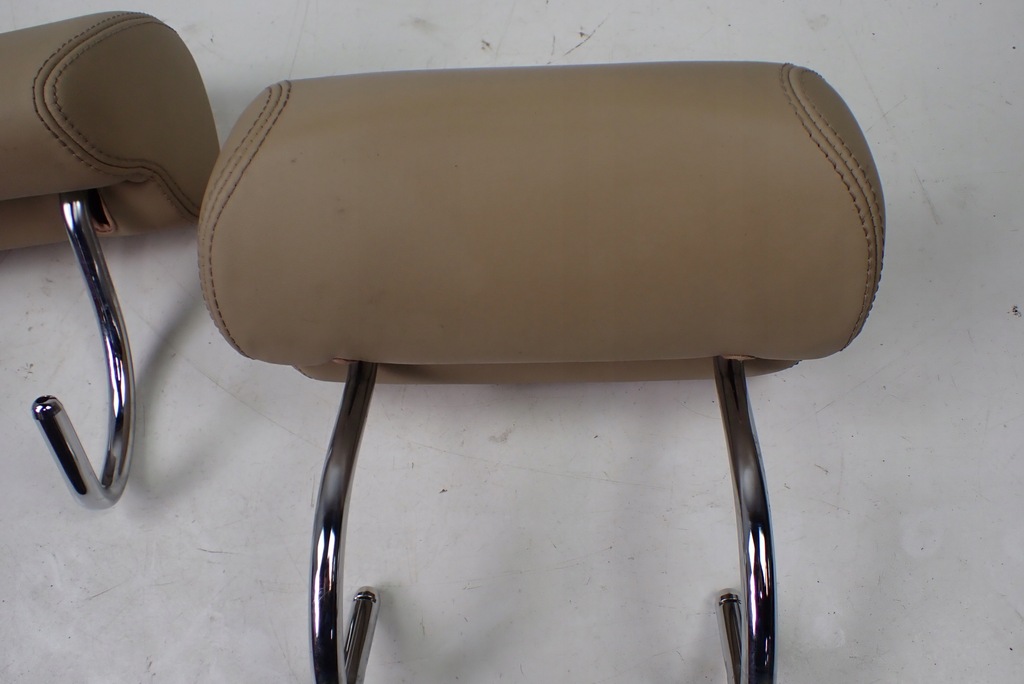 фото №7, Mercedes c216 w216 задний подголовник задняя кожа бежевый