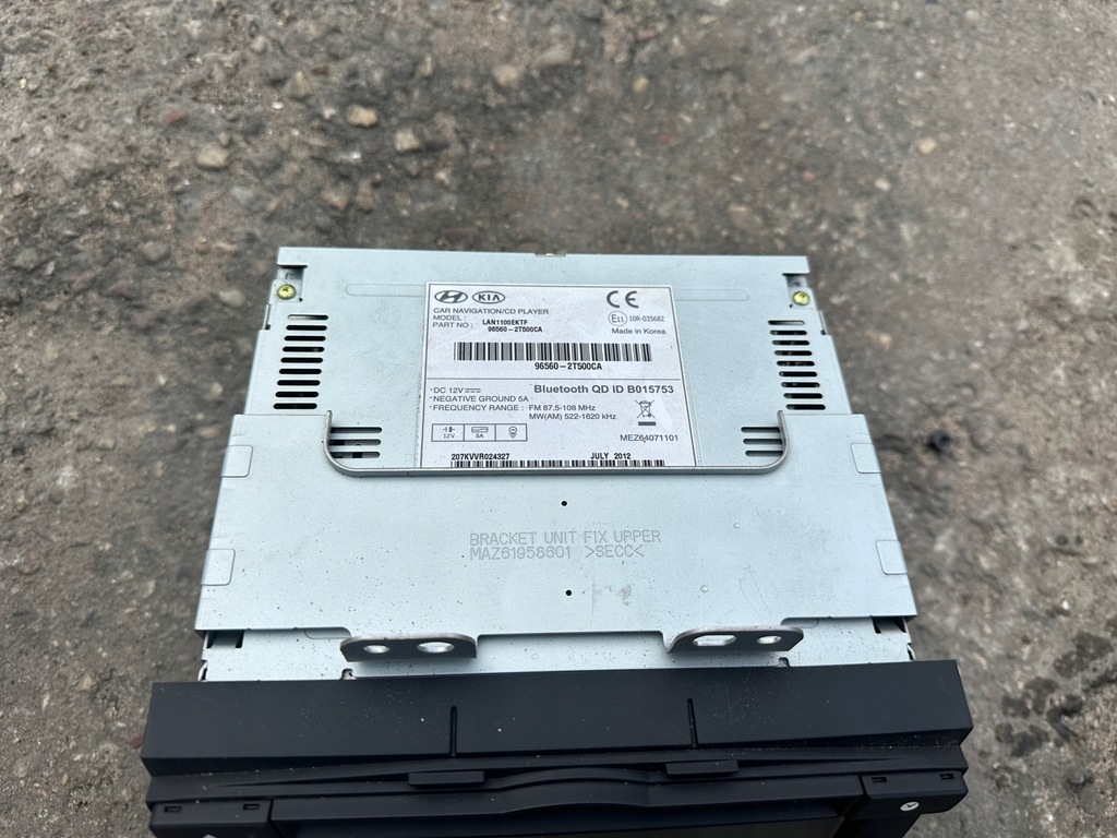 фото №3, Kia optima iii радио навигация 96560-2t500ca 10-15