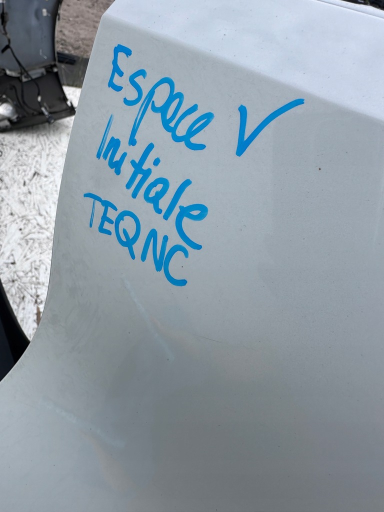 фото №9, Espace v initiale бампер задня задній 6 pdc білий перламутр teqnc