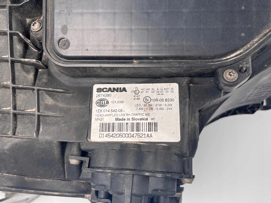 фото №5, Лампа ліва перед scania r s full led
