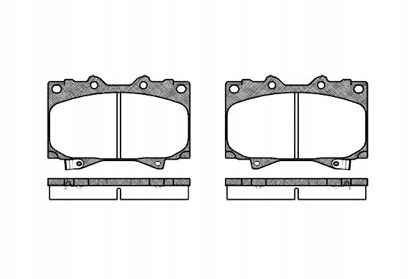 фото №1, Remsa тормозные колодки тормозные lexus lx 470 uzj100