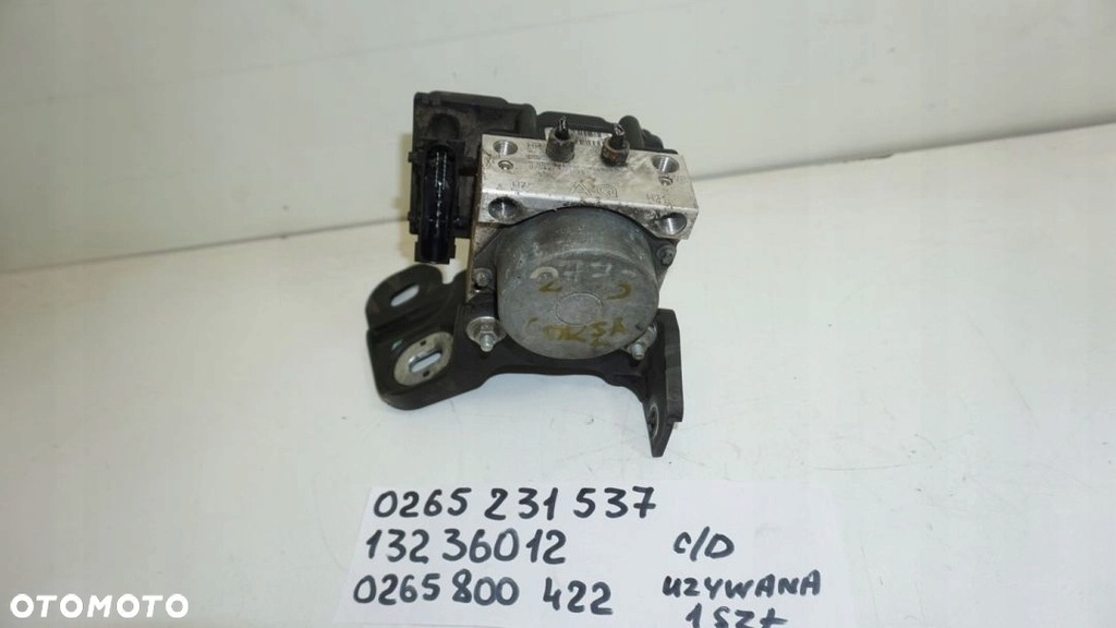 фото №1, Насос abs opel corsa d meriva 0265231537