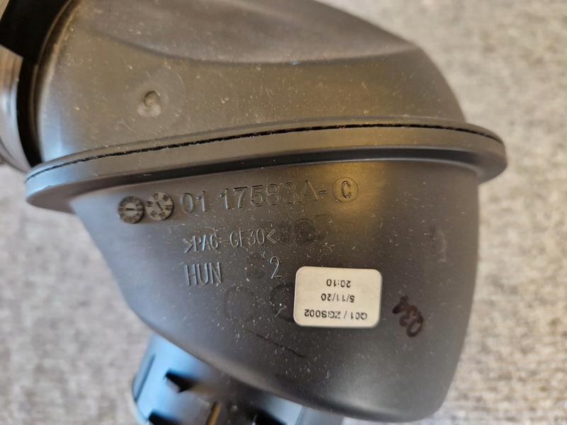 фото №3, Mercedes sprinter 910 труба воздухозаборник воздуха оригинальный номер